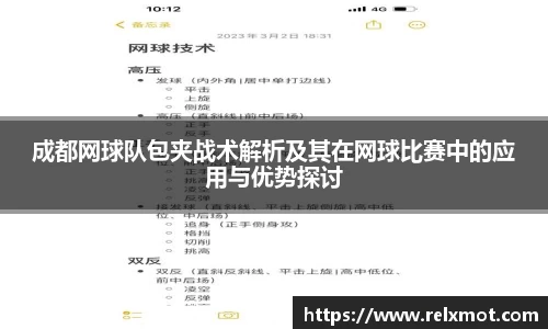 成都网球队包夹战术解析及其在网球比赛中的应用与优势探讨